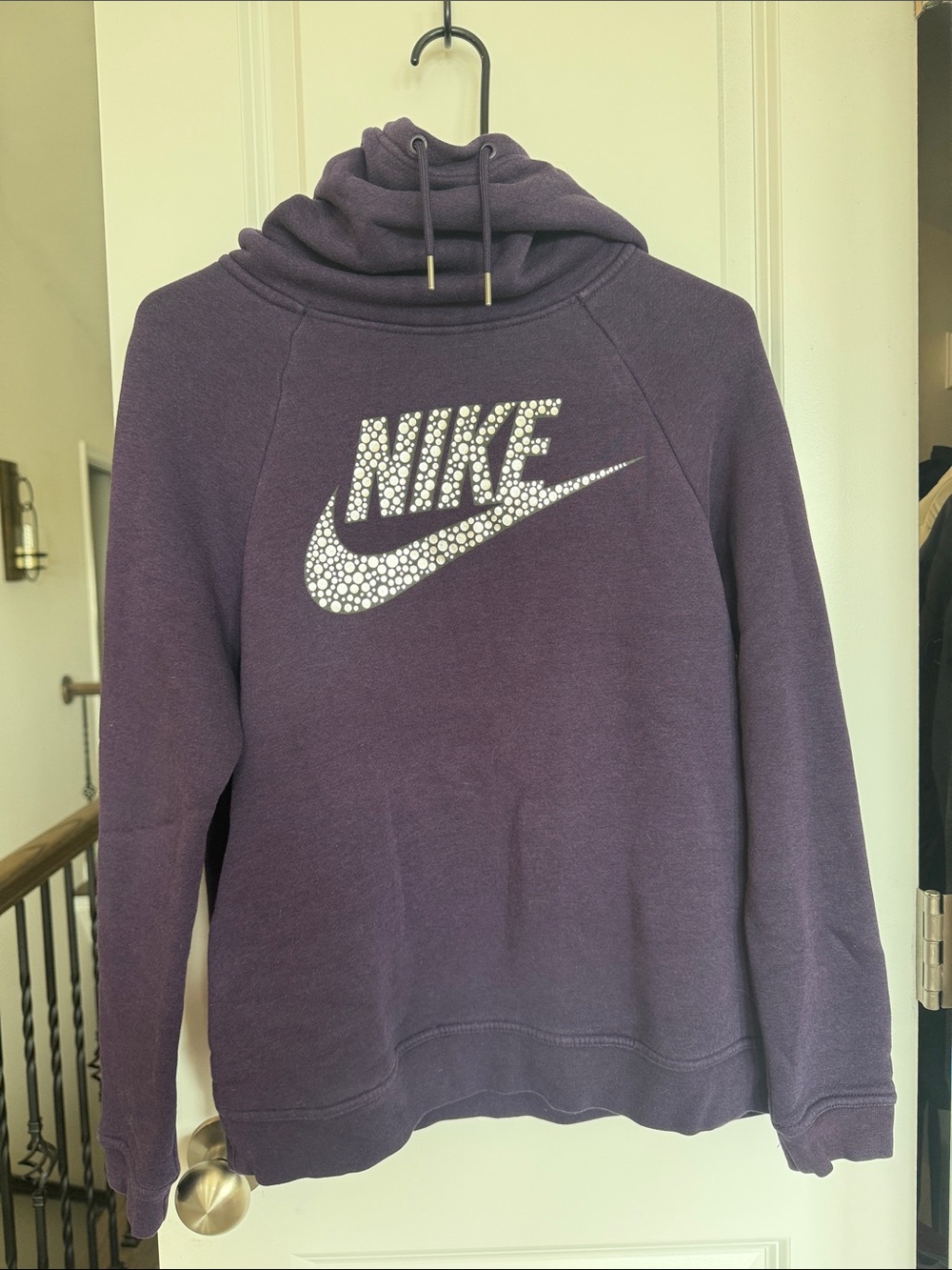 Nike Women's Deep Purple Cowl Neck Pullover